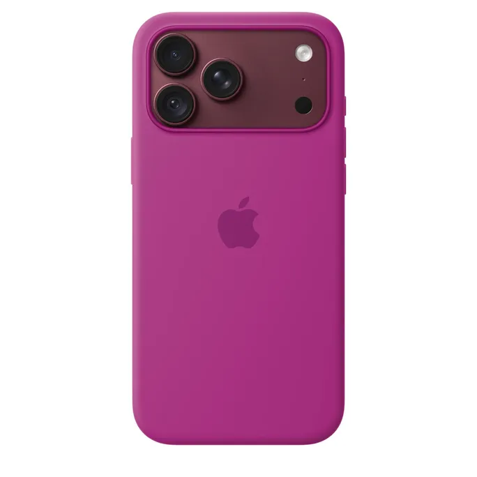 Apple Original iPhone 18 Pro Max Silikon-Case mit MagSafe - Magenta