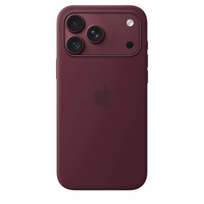 Apple Original iPhone 18 Pro Max Silikon-Case mit MagSafe - Burgundy