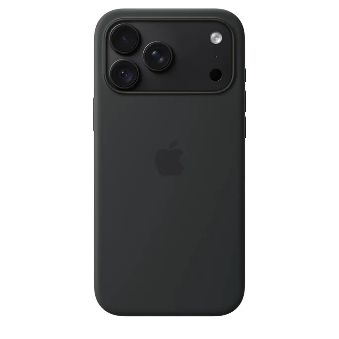 Apple Original iPhone 18 Pro Max Silikon-Case mit MagSafe - Schwarz