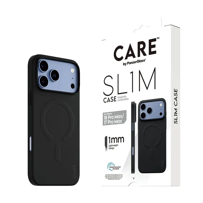 CARE by PanzerGlass SL1M Case Schwarz MagSafe iPhone 18/17 Pro Max