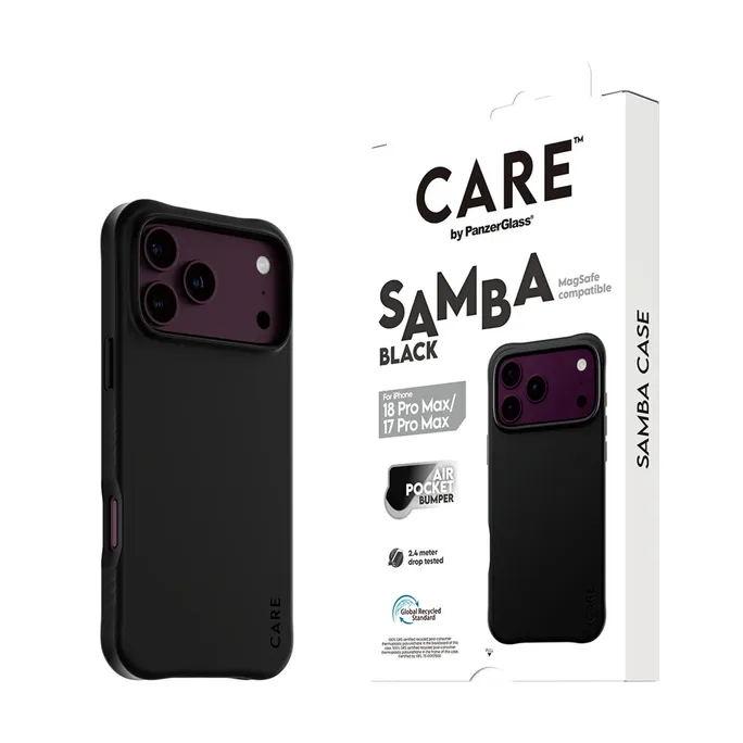 CARE by PanzerGlass Samba Case Schwarz m. MagSafe iPhone 17/18 Pro Max