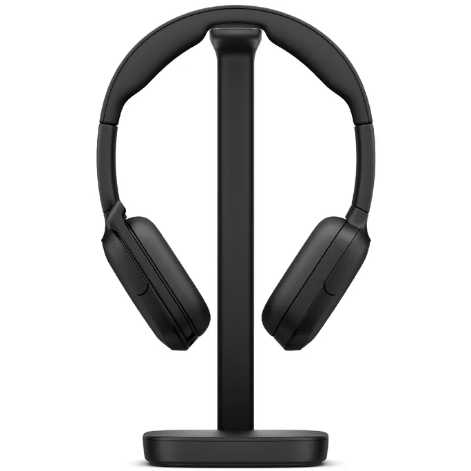 HP | Poly Focus 625 Stereo-Headset Schwarz, inkl. Ladestation, kabellos, Bluetooth, USB-C, ANC, Over-Ear-/ On-Ear-Kopfhörer (wechselbar)