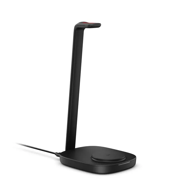 HP Poly Focus Multi-Device Premium Wireless-Ladestation C56Y1AA – Qi2 15W kabellose Ladestation für Headset & Smartphone, Passend für HP Poly Focus 625/620 Serie