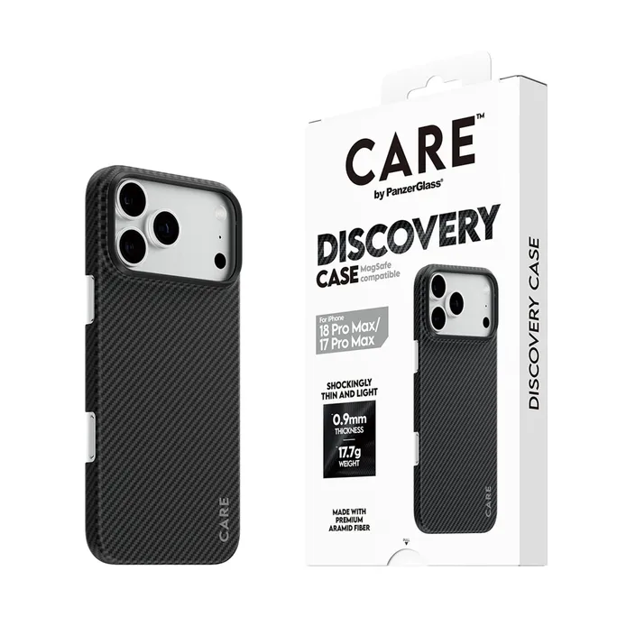 CARE by PanzerGlass Discovery Case Schwarz & Grau m. MagSafe iPhone 18/17 Pro Max