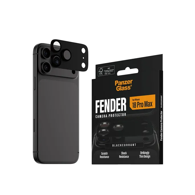 PanzerGlass Fender Kameraschutz Blackcurrant iPhone 18 Pro Max