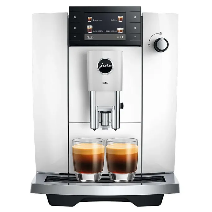 JURA E6 Piano White (ED) Kaffeevollautomat