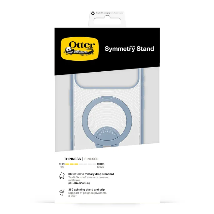 OtterBox Symmetry Stand MagSafe Camera Control für Apple iPhone 17 Pro  / 18 Pro Aether - transparent - blau