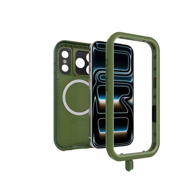 OtterBox Fre MagSafe Camera Control für Apple iPhone 17 Pro  / 18 Pro Halfwise - grün
