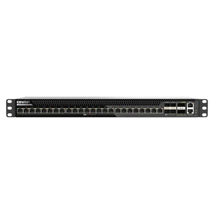 QNAP QSW-M7230P-2X4F24T 100GbE Managed Switch – 24-Port Switch mit 10GbE und 25GbE Uplinks