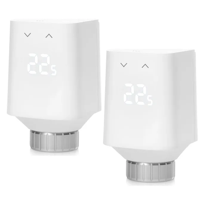Eve Thermo (5. Gen) - Smartes Heizkörperthermostat (Matter) 2er Pack