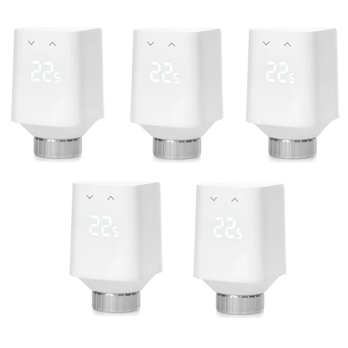 Eve Thermo (5. Gen) - Smartes Heizkörperthermostat (Matter) 5er Pack