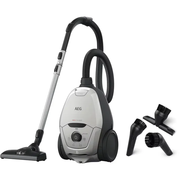 AEG VX8 Staubsauger mit Beutel Grau mit Multi-Bodendüse