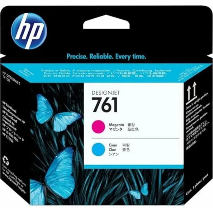 HP 761 Druckkopf Cyan, Magenta CH646A