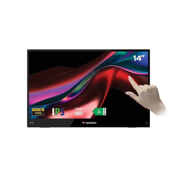 Verbatim 32400 Portable 14 Zoll Full HD IPS Panel 16:9 Touch Monitor