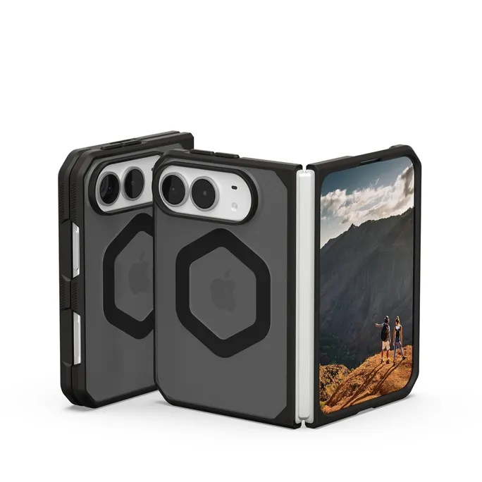 UAG Urban Armor Gear Mouve MagSafe Case Apple iPhone Duo ash (grau transparent)/schwarz