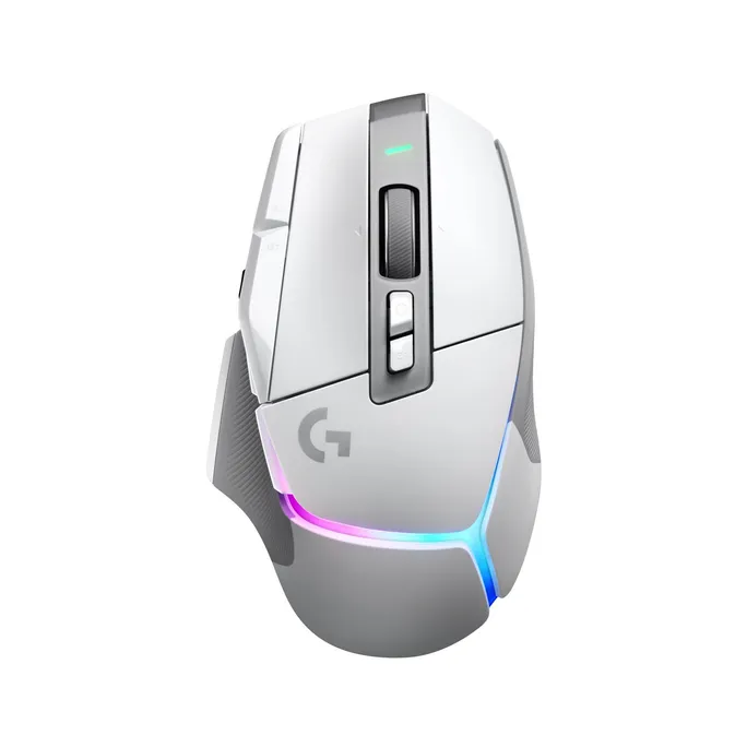 Logitech G502 X PLUS LIGHTSPEED Gaming Maus kabellos | HERO 44K Sensor, RGB, LIGHTFORCE Hybrid Switches, 13 programmierbare Tasten, Weiß