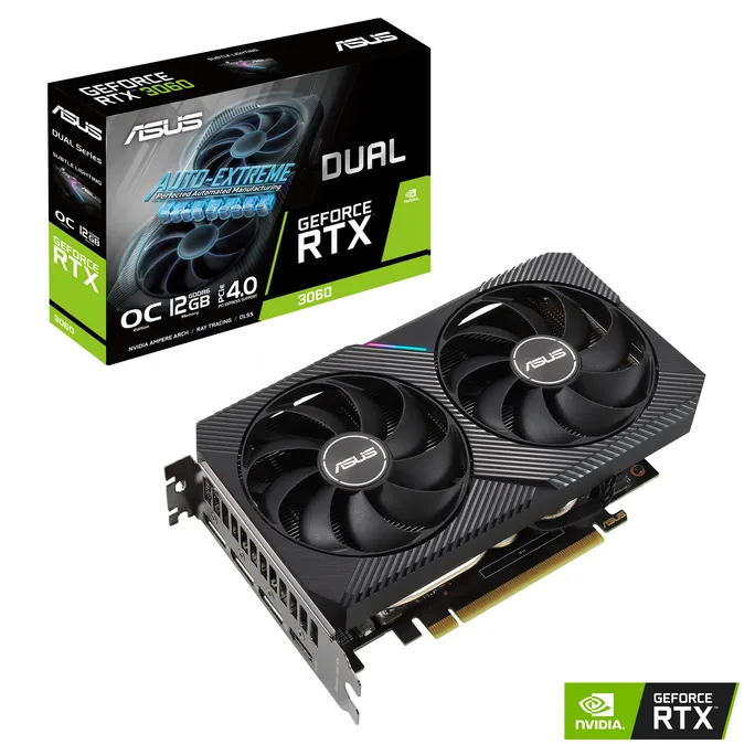 ASUS GeForce RTX 3060 Dual OC V2 Gaming Grafikkarte 12 GB