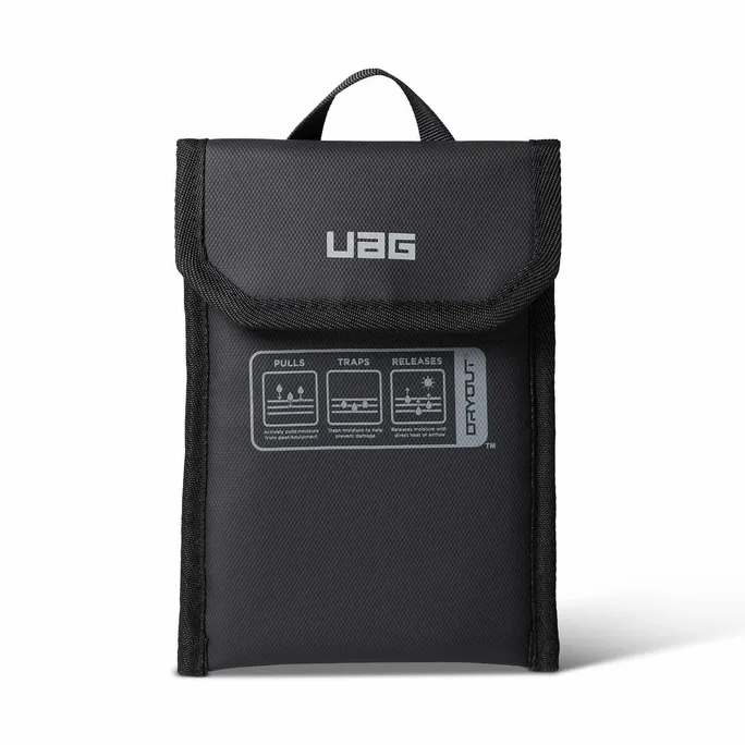 UAG Urban Armor Gear DRYOUT Rescue Pouch Rettungstasche Feuchtigkeit entziehend Smartphones universal schwarz
