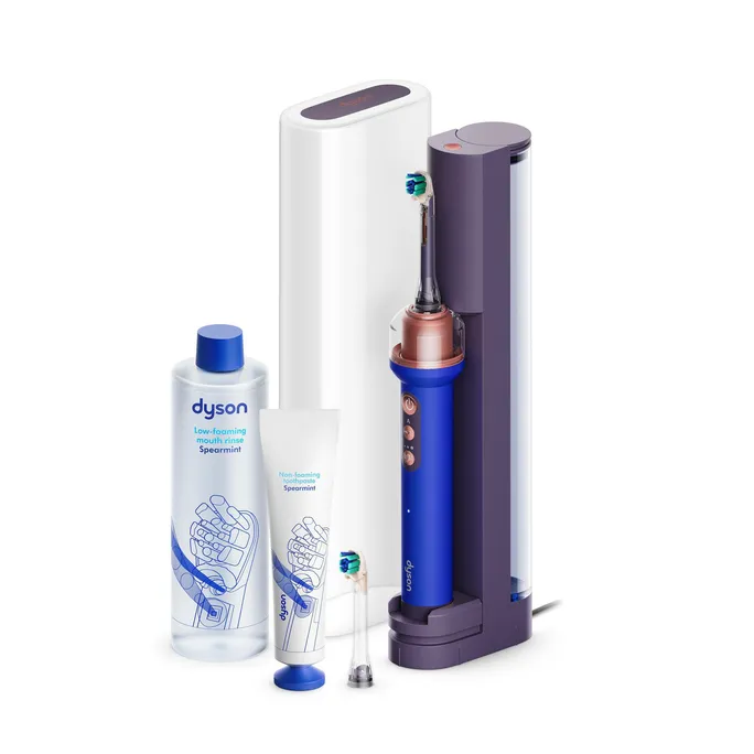 Dyson CameraJet Elektrische Zahnbürste mit Munddusche Ceramic Ultra Blue