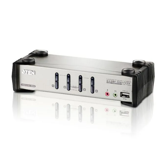 ATEN 4-Port PS/2-USB VGA/Audio KVMP™ Switch mit OSD