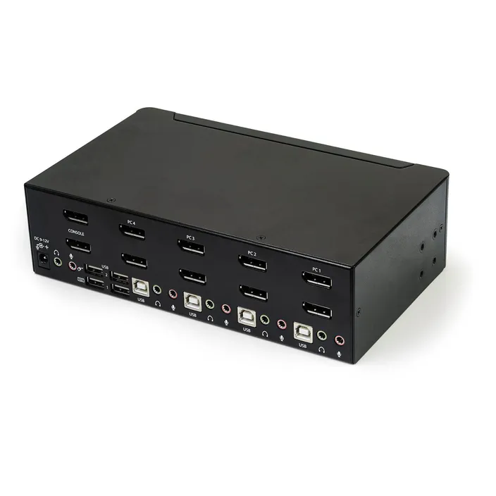 Startech.com 4-Port Dual DisplayPort KVM Switch | 4K 60 Hz | Dual ...