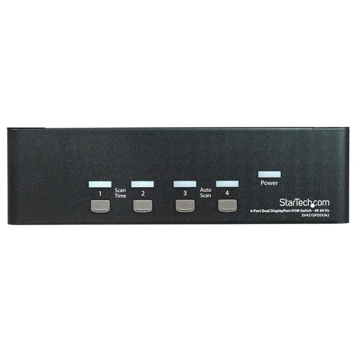 Startech.com 4-Port Dual DisplayPort KVM Switch | 4K 60 Hz | Dual ...