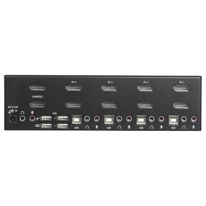 Startech.com 4-Port Dual DisplayPort KVM Switch | 4K 60 Hz | Dual ...