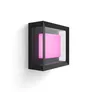 Philips Hue White and Color Ambiance Econic Outdoor quadratische Wandleuchte schwarz
