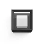 Philips Hue White and Color Ambiance Econic Outdoor quadratische Wandleuchte schwarz