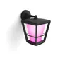 Philips Hue White and Color Ambiance Econic Outdoor hängende Wandleuchte schwarz
