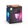 Philips Hue White and Color Ambiance Econic Outdoor hängende Wandleuchte schwarz