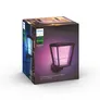 Philips Hue White and Color Ambiance Econic Outdoor stehende Wandleuchte schwarz