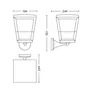Philips Hue White and Color Ambiance Econic Outdoor stehende Wandleuchte schwarz