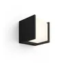 Philips Hue White Fuzo Outdoor einstrahlige Wandleuchte schwarz
