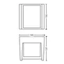Philips Hue White Fuzo Outdoor einstrahlige Wandleuchte schwarz