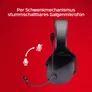 HyperX Cloud Jet Wireless Gaming-Headset Schwarz passend für PC, PS5, PS4, Mobilgeräte, Mac