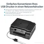 StarTech.com Netzwerk Printserver USB 2.0, LAN