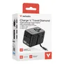Verbatim 30191 Charge 'n' Travel GaN III Universal Reiseadapter 100W