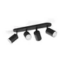 Philips Hue White and Color Ambiance Fugato schwarz 4er-Spot