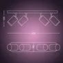 Philips Hue White and Color Ambiance Fugato schwarz 4er-Spot