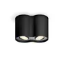 Philips Hue White Ambience Pillar Doppelspot schwarz