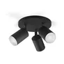 Philips Hue White and Color Ambiance Fugato schwarz 3er-Spot
