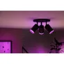 Philips Hue White and Color Ambiance Fugato schwarz 3er-Spot
