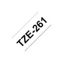 Brother TZe-261 Schriftband, 36mm x 8m , schwarz auf weiß, selbstklebend