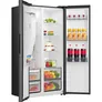 Hisense RS5P528STFE Hi5 Sidy-by-Side Kühl-/Gefrier-Kombination, schwarz