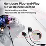 HyperX Cloud Earbuds III Schwarz passend für PC, Nintendo Switch, Konsolen-Controller