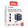 Verbatim 32059 Mini-GaN-Ladegerät 70W mit einziehbarem Kabel