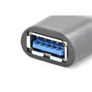 Digitus USB 3.0 Adapter Typ-C zu Typ-A St./Bu. schwarz