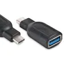 Club 3D USB 3.1 Adapter Typ-C zu USB 3.0 Typ-A St./Bu. schwarz CAA-1521