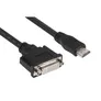 Club 3D HDMI Adapterkabel HDMI zu DVI-D passiv St./Bu. schwarz CAC-HMDDFD